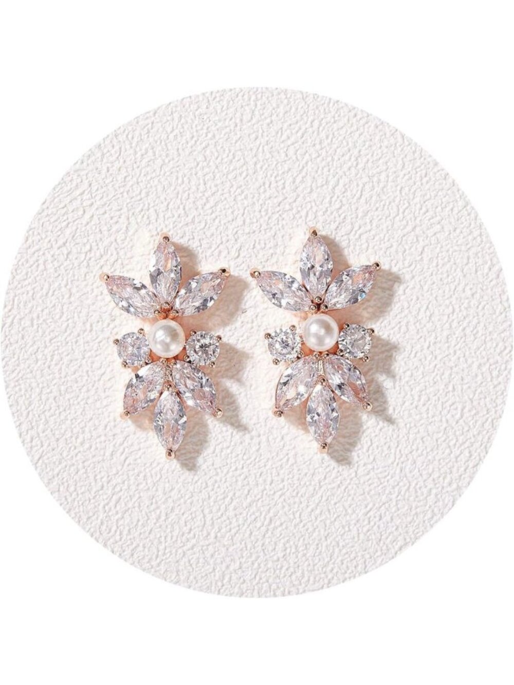 Elegant Marquise Bridal Stud Earrings for Weddings & Bridesmaids - Perfect Gift
